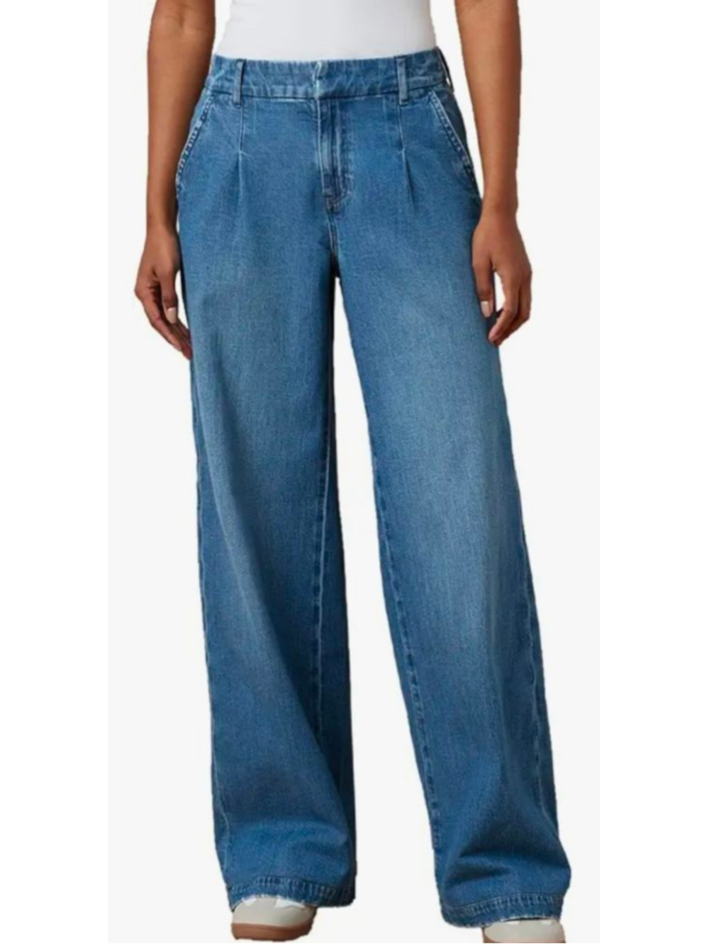 AE Stretch Super High-Waisted Wide-Leg Trouser Jean Size 4